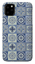 Load image into Gallery viewer, Mediterranean Blue Tile Pattern - Phone Case