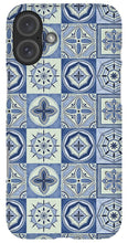 Load image into Gallery viewer, Mediterranean Blue Tile Pattern - Phone Case