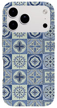 Load image into Gallery viewer, Mediterranean Blue Tile Pattern - Phone Case