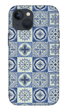 Load image into Gallery viewer, Mediterranean Blue Tile Pattern - Phone Case