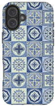 Load image into Gallery viewer, Mediterranean Blue Tile Pattern - Phone Case