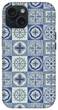 Load image into Gallery viewer, Mediterranean Blue Tile Pattern - Phone Case