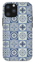 Load image into Gallery viewer, Mediterranean Blue Tile Pattern - Phone Case