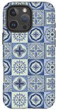 Load image into Gallery viewer, Mediterranean Blue Tile Pattern - Phone Case