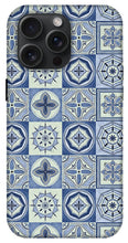 Load image into Gallery viewer, Mediterranean Blue Tile Pattern - Phone Case