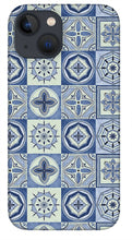 Load image into Gallery viewer, Mediterranean Blue Tile Pattern - Phone Case