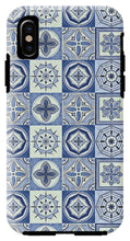 Load image into Gallery viewer, Mediterranean Blue Tile Pattern - Phone Case