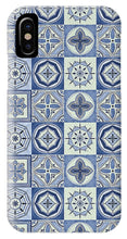 Load image into Gallery viewer, Mediterranean Blue Tile Pattern - Phone Case