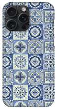 Load image into Gallery viewer, Mediterranean Blue Tile Pattern - Phone Case