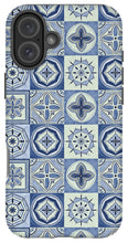 Load image into Gallery viewer, Mediterranean Blue Tile Pattern - Phone Case