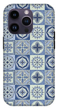 Load image into Gallery viewer, Mediterranean Blue Tile Pattern - Phone Case