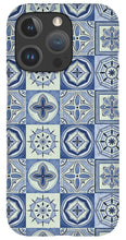 Load image into Gallery viewer, Mediterranean Blue Tile Pattern - Phone Case