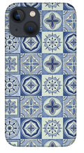 Load image into Gallery viewer, Mediterranean Blue Tile Pattern - Phone Case