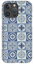 Load image into Gallery viewer, Mediterranean Blue Tile Pattern - Phone Case
