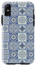 Load image into Gallery viewer, Mediterranean Blue Tile Pattern - Phone Case