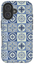 Load image into Gallery viewer, Mediterranean Blue Tile Pattern - Phone Case