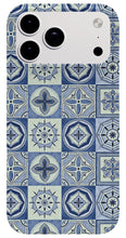 Load image into Gallery viewer, Mediterranean Blue Tile Pattern - Phone Case