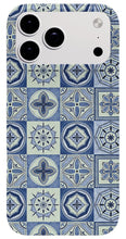 Load image into Gallery viewer, Mediterranean Blue Tile Pattern - Phone Case