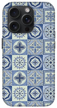 Load image into Gallery viewer, Mediterranean Blue Tile Pattern - Phone Case