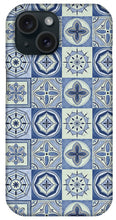Load image into Gallery viewer, Mediterranean Blue Tile Pattern - Phone Case