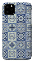 Load image into Gallery viewer, Mediterranean Blue Tile Pattern - Phone Case