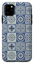 Load image into Gallery viewer, Mediterranean Blue Tile Pattern - Phone Case