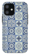 Load image into Gallery viewer, Mediterranean Blue Tile Pattern - Phone Case
