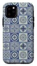 Load image into Gallery viewer, Mediterranean Blue Tile Pattern - Phone Case