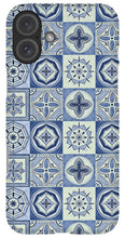 Load image into Gallery viewer, Mediterranean Blue Tile Pattern - Phone Case