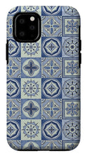 Load image into Gallery viewer, Mediterranean Blue Tile Pattern - Phone Case