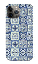 Load image into Gallery viewer, Mediterranean Blue Tile Pattern - Phone Case