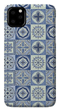 Load image into Gallery viewer, Mediterranean Blue Tile Pattern - Phone Case