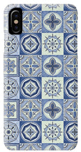 Load image into Gallery viewer, Mediterranean Blue Tile Pattern - Phone Case