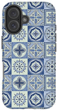 Load image into Gallery viewer, Mediterranean Blue Tile Pattern - Phone Case