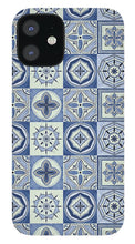 Load image into Gallery viewer, Mediterranean Blue Tile Pattern - Phone Case