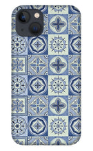 Load image into Gallery viewer, Mediterranean Blue Tile Pattern - Phone Case