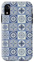 Load image into Gallery viewer, Mediterranean Blue Tile Pattern - Phone Case
