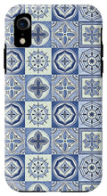 Load image into Gallery viewer, Mediterranean Blue Tile Pattern - Phone Case