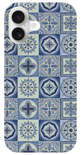 Load image into Gallery viewer, Mediterranean Blue Tile Pattern - Phone Case