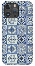 Load image into Gallery viewer, Mediterranean Blue Tile Pattern - Phone Case