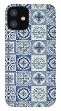 Load image into Gallery viewer, Mediterranean Blue Tile Pattern - Phone Case