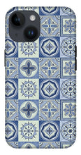 Load image into Gallery viewer, Mediterranean Blue Tile Pattern - Phone Case
