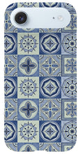 Load image into Gallery viewer, Mediterranean Blue Tile Pattern - Phone Case