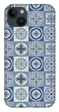Load image into Gallery viewer, Mediterranean Blue Tile Pattern - Phone Case
