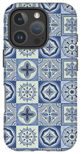 Load image into Gallery viewer, Mediterranean Blue Tile Pattern - Phone Case