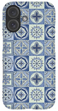 Load image into Gallery viewer, Mediterranean Blue Tile Pattern - Phone Case