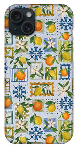 Mediterranean Stamps Pattern - Phone Case