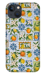 Mediterranean Stamps Pattern - Phone Case