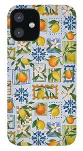 Mediterranean Stamps Pattern - Phone Case