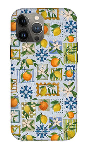 Mediterranean Stamps Pattern - Phone Case